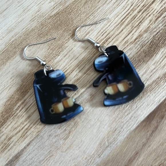Coffee Maker Earrings - Picture 2 of 3